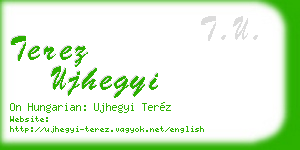 terez ujhegyi business card